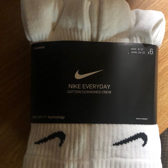 Nike Other - Nike Cotton Crew Socks 6 Pack